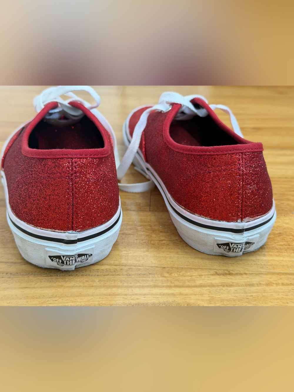 Vans - Red Glitter - Picture 5 of 9